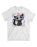 Cat Flower Men's Standard T-Shirt white s