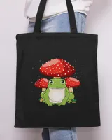 Frog Pet Mushrooms Fairy Dust Stars Goblincore Cottagecore Style