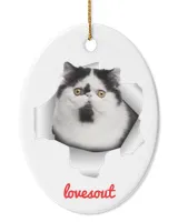Oval Ceramic Ornament (US)