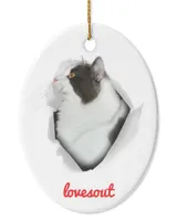 Oval Ceramic Ornament (US)