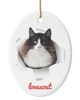 Oval Ceramic Ornament (US)