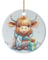 Circle Ceramic Ornament (US)