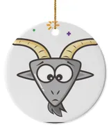 Circle Ceramic Ornament (US)