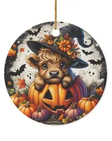 Circle Ceramic Ornament (US)