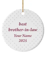 Circle Ceramic Ornament (US)