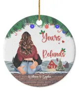 Circle Ceramic Ornament (US)