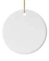 Fbus01364 Frank OR1 Circle Ceramic Ornament (US) white one-sided 1pcs