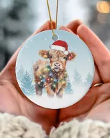 Circle Ceramic Ornament (US)