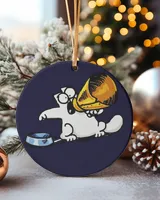 Circle Ceramic Ornament (US)