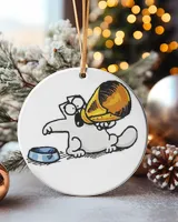 Circle Ceramic Ornament (US)
