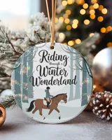 Circle Ceramic Ornament (US)