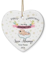 Heart Ceramic Ornament (US)