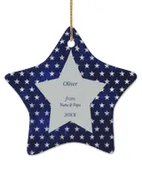 Star Ceramic Ornament (US)
