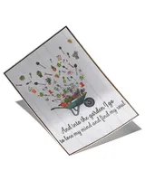 Garden Lovers Poster Satin Portrait Poster (24x36in) white 24x36in