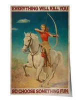 Satin Portrait Poster (12x18in)