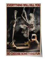Satin Portrait Poster (12x18in)