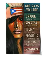 Satin Portrait Poster (12x18in)