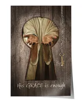 Satin Portrait Poster (12x18in)