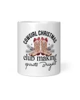 SADA0011 - Cowgirl christmas club White Mug white 11oz