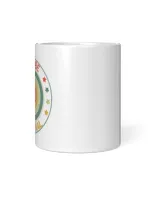 Don't Be Irrational Pi Day Math Symbol Retro White Mug white 11oz