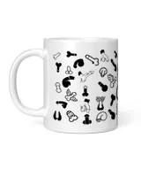 Willy Mug Sublimation Mug Template - Cricut Mug Press Sublimation Wrap White Mug white 11oz