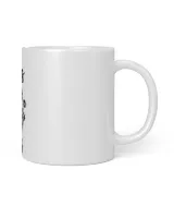 She is Mom, Funny She is Strong Brave Fearless Beautiful Lovely Mom Mother's Day White Mug white 11oz