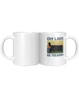 Oh Lawd He Treading TShirt White Mug white 11oz