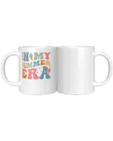 In My Summer Era Happy Last Day Of School Teacher Kids White Mug white 11oz
