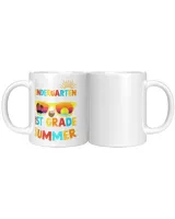 Goodbye Kindergarten Graduation To 1st grade Hello Summer White Mug white 11oz