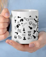 Willy Mug Sublimation Mug Template - Cricut Mug Press Sublimation Wrap White Mug white 11oz
