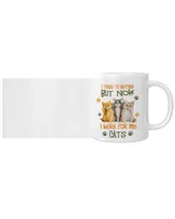 I tried to retire but now I work for my cats T-Shirt White Mug white 11oz