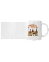 Happy Fall Yall Doberman Lover Autumn Pumpkin Thanksgiving TShirt White Mug white 11oz