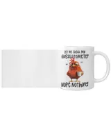 Chicken Funny Let Me Check My Giveashitometer Mug