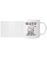 Personalized I Love Every Part Of You Mug