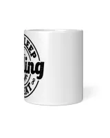 Eat sleep cycling repeat White Mug white 11oz