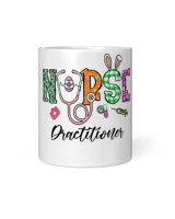 Nurse Practitioner Stethoscope Nursing Bunny Easter Day T-Shirt