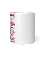 MON HOMME White Mug white 11oz