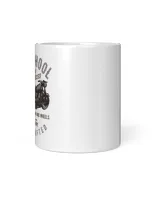 Old School Retro Motorcycles Custom Mug White Mug white 11oz