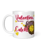 Valentine Mug- For Softball Lovers- Softball Mug Gifts White Mug white 11oz