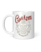 Custom Motorcycles ESTD 1991 Mug White Mug white 11oz