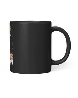 Poodles Xmas Lighting Reindeer Santa Hat Poodle Dog Christmas 206 Poodle dog Black Mug 11oz black 11oz