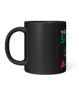 You Never Score Alone Dart Player Dart Throwing Dart Fan Black Mug 11oz black 11oz