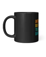 Introverted But Willing To Discuss Darts Dart Player Darting 1 Black Mug 11oz black 11oz