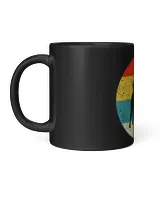 Retro Vintage Cowboy Black Mug 11oz black 11oz