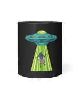Funny UFO Werewolf Abduction Extraterrestrial Sci Fi Alien