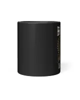 HUGHES Black Mug black 11oz