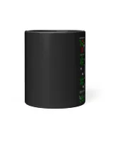Funny Fishing Christmas (7) Black Mug 11oz black 11oz