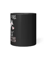 Donkey Cattle Just A Girl Who Loves Donkeys Farmer Animal 134 Mule Farmer
