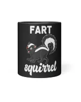 Fart Squirrel 2Hilarious Skunk Themed Graphic Idea