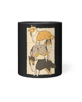 Rough Colley Dogs Black Mug 11oz black 11oz